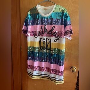 Sequin Birthday Dress